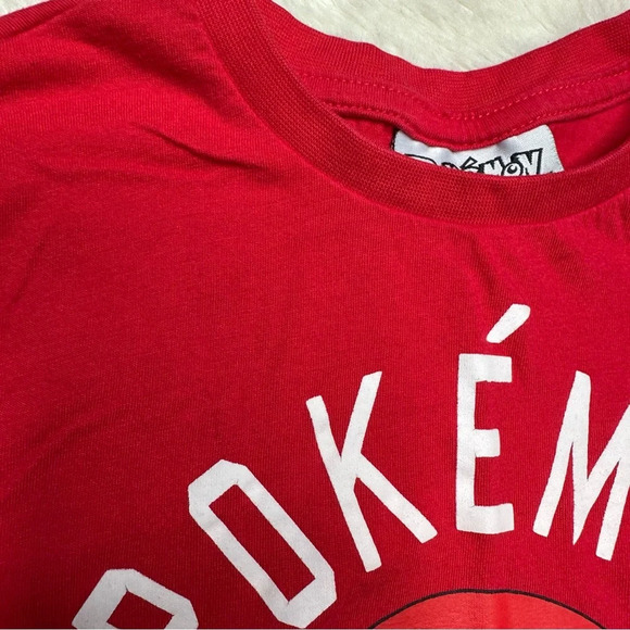 Pokemon Trainer T-Shirt Red & White Size 6 - Picture 6 of 16